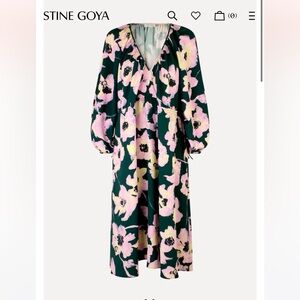 Stine Goya “Heather” Floral Maxi Dress Medium